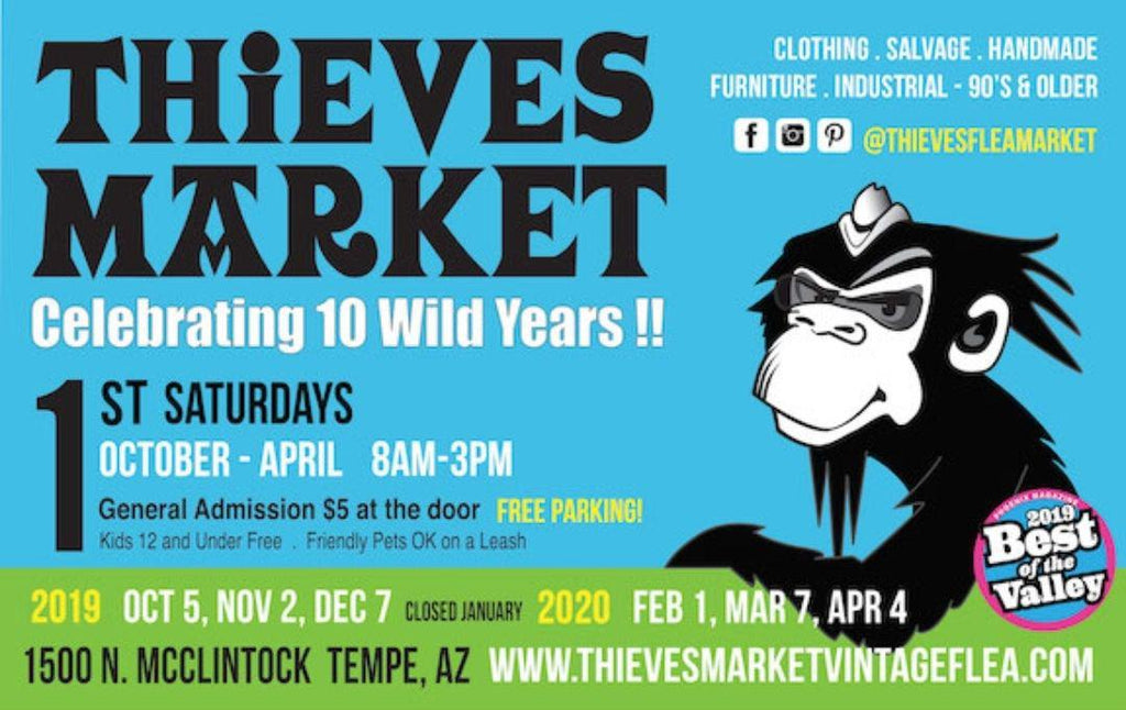 Come see us at Thieve's Market!